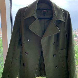 Olive Victoria’s Secret Pea Coat